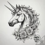 Tattoo sketch unicorn tattoo, tattoo drawing… – tattoo sketch (№1758651729_0, 23.09.2025 18:22) — tattoovalue.net