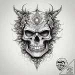 Tattoo sketch nightmare, ink illustration for… – tattoo sketch (№1758654045_0, 23.09.2025 19:00) — tattoovalue.net
