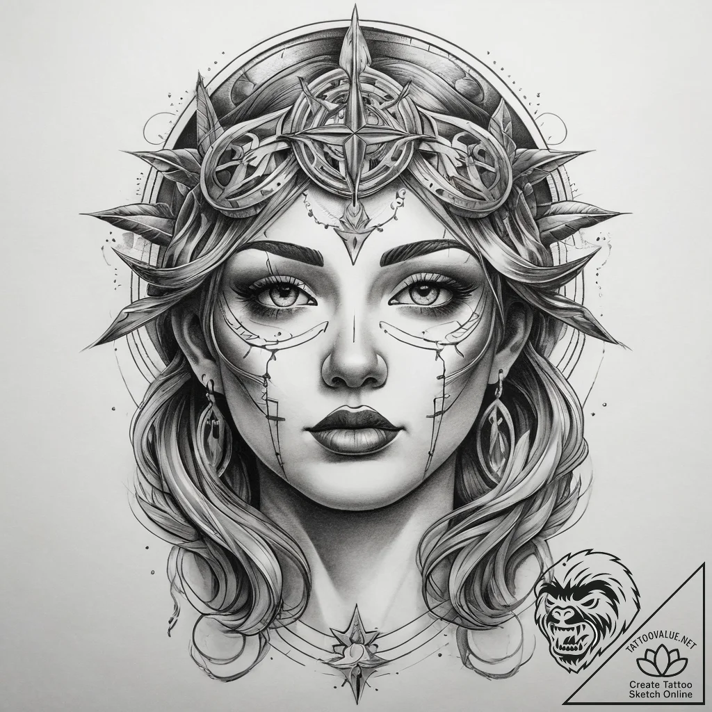 Tattoo sketch holy myth, tattoo drawing outli... - tattoo sketch (№1758654958_0, 23.09.2025 19:15) — tattoovalue.net