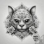 Tattoo sketch pacu, concept art for tattoo, o… – tattoo sketch (№1758656387_0, 23.09.2025 19:39) — tattoovalue.net