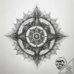 Tattoo sketch cosmic soil, ink illustration f… – tattoo sketch (№1758656786_0, 23.09.2025 19:46) — tattoovalue.net
