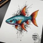 Tattoo sketch rasbora, tattoo sketch design,… – tattoo sketch (№1758658579_0, 23.09.2025 20:16) — tattoovalue.net