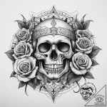 Tattoo sketch holy representation, tattoo fla… – tattoo sketch (№1758660150_0, 23.09.2025 20:42) — tattoovalue.net