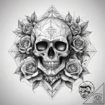 Tattoo sketch geometric куб, tattoo sketch de… – tattoo sketch (№1758662295_0, 23.09.2025 21:18) — tattoovalue.net
