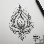 Tattoo sketch flame, tattoo drawing outline,… – tattoo sketch (№1758663073_0, 23.09.2025 21:31) — tattoovalue.net