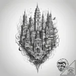 Tattoo sketch city – tattoo sketch (№1758669302_0, 23.09.2025 23:15) — tattoovalue.net