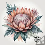 Tattoo sketch king protea, tattoo sketch desi… – tattoo sketch (№1758669691_0, 23.09.2025 23:21) — tattoovalue.net