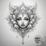 Tattoo sketch pearl tattoo – tattoo sketch (№1758669886_0, 23.09.2025 23:24) — tattoovalue.net