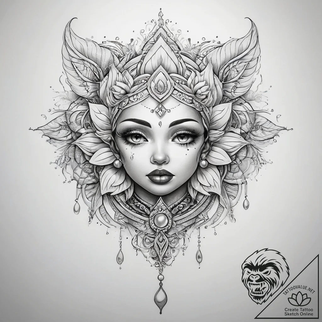Tattoo sketch pearl tattoo - tattoo sketch (№1758669886_0, 23.09.2025 23:24) — tattoovalue.net