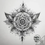 Tattoo sketch mystical spring, concept art fo… – tattoo sketch (№1758672808_0, 24.09.2025 00:13) — tattoovalue.net