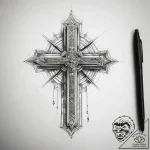 Tattoo sketch village, artistic tattoo sketch… – tattoo sketch (№1758673003_0, 24.09.2025 00:16) — tattoovalue.net