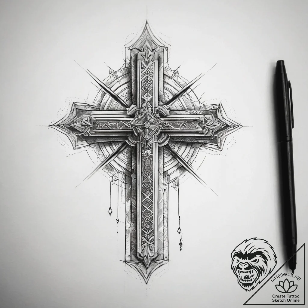 Tattoo sketch village, artistic tattoo sketch... - tattoo sketch (№1758673003_0, 24.09.2025 00:16) — tattoovalue.net