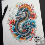 Tattoo sketch a quiet place monster silhouett… – tattoo sketch (№1758674170_0, 24.09.2025 00:36) — tattoovalue.net