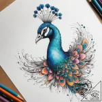 Tattoo sketch peacock tattoo, tattoo line art… – tattoo sketch (№1758675537_0, 24.09.2025 00:58) — tattoovalue.net