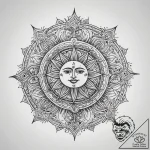 Tattoo sketch slavic sun symbol, tattoo flash… – tattoo sketch (№1758676515_0, 24.09.2025 01:15) — tattoovalue.net