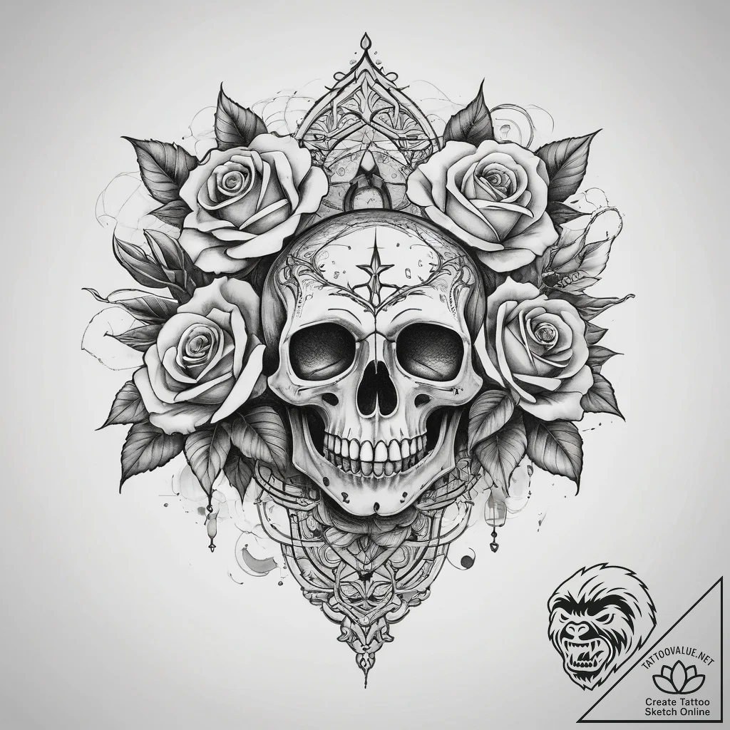 Tattoo sketch kobold scales, concept art for... - tattoo sketch (№1758680243_0, 24.09.2025 02:17) — tattoovalue.net