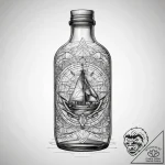 Tattoo sketch old bottle with a ship, ink ill… – tattoo sketch (№1758680634_0, 24.09.2025 02:23) — tattoovalue.net