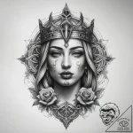 Tattoo sketch holy land, tattoo flash sheet d… – tattoo sketch (№1758682986_0, 24.09.2025 03:03) — tattoovalue.net