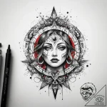 Tattoo sketch cosmic lore, artistic tattoo sk… – tattoo sketch (№1758683571_0, 24.09.2025 03:12) — tattoovalue.net