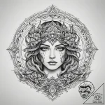 Tattoo sketch cosmic legend, tattoo drawing o… – tattoo sketch (№1758683959_0, 24.09.2025 03:19) — tattoovalue.net