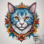 Tattoo sketch playful kitten tattoo, tattoo s… – tattoo sketch (№1758686490_0, 24.09.2025 04:01) — tattoovalue.net