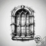 Tattoo sketch prison cell window, tattoo draw… – tattoo sketch (№1758689030_0, 24.09.2025 04:43) — tattoovalue.net