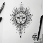 Tattoo sketch link, ink illustration for tatt… – tattoo sketch (№1758689815_0, 24.09.2025 04:56) — tattoovalue.net