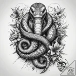 Tattoo sketch anaconda, tattoo flash sheet de… – tattoo sketch (№1758694123_0, 24.09.2025 06:08) — tattoovalue.net