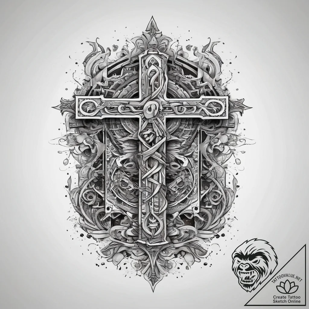 Tattoo sketch hieroglyphic symbol for "change... - tattoo sketch (№1758695293_0, 24.09.2025 06:28) — tattoovalue.net