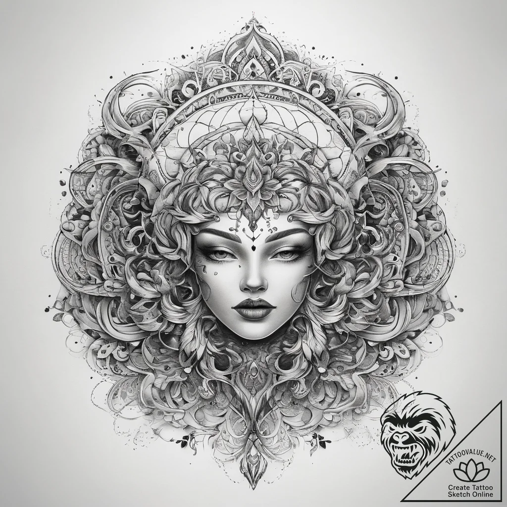 Tattoo sketch cosmic clouds, ink illustration... - tattoo sketch (№1758698019_0, 24.09.2025 07:13) — tattoovalue.net