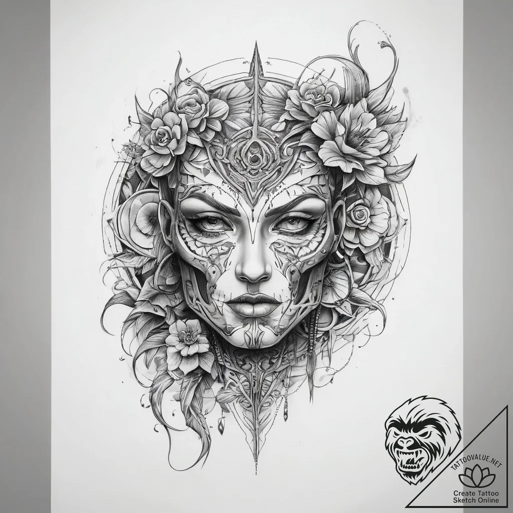 Tattoo sketch steel - tattoo sketch (№1758698214_0, 24.09.2025 07:16) — tattoovalue.net