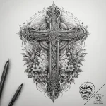 Tattoo sketch lock, tattoo flash sheet design… – tattoo sketch (№1758699192_0, 24.09.2025 07:33) — tattoovalue.net