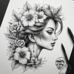 Tattoo sketch light, tattoo line art, black o… – tattoo sketch (№1758700370_0, 24.09.2025 07:52) — tattoovalue.net