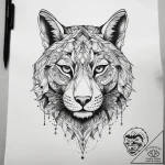 Tattoo sketch geometric animal, tattoo flash… – tattoo sketch (№1758700766_0, 24.09.2025 07:59) — tattoovalue.net