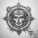 Tattoo sketch cosmic fable, tattoo drawing ou… – tattoo sketch (№1758702724_0, 24.09.2025 08:32) — tattoovalue.net
