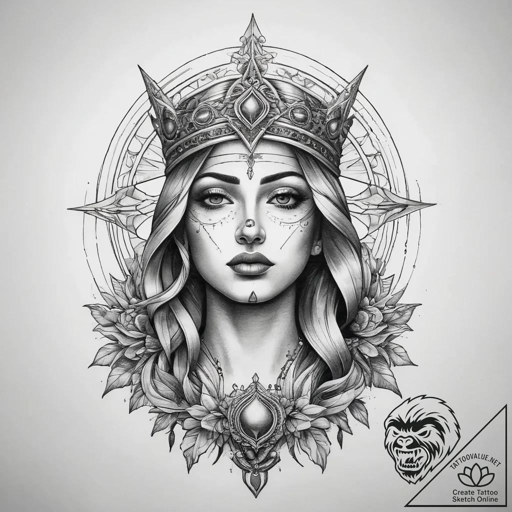 Tattoo sketch holy land, artistic tattoo sket... - tattoo sketch (№1758704482_0, 24.09.2025 09:01) — tattoovalue.net