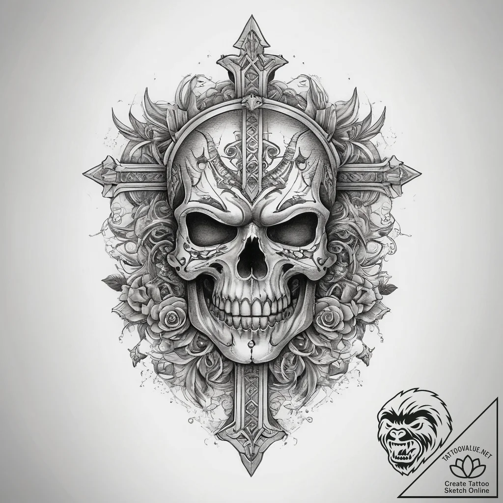 Additional prompts (to complete the 300 count... - tattoo sketch (№1758705048_0, 24.09.2025 09:10) — tattoovalue.net