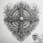 Tattoo sketch pearl, ink illustration for tat… – tattoo sketch (№1758707555_0, 24.09.2025 09:52) — tattoovalue.net