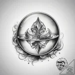 Tattoo sketch crystal ball – tattoo sketch (№1758709707_0, 24.09.2025 10:28) — tattoovalue.net