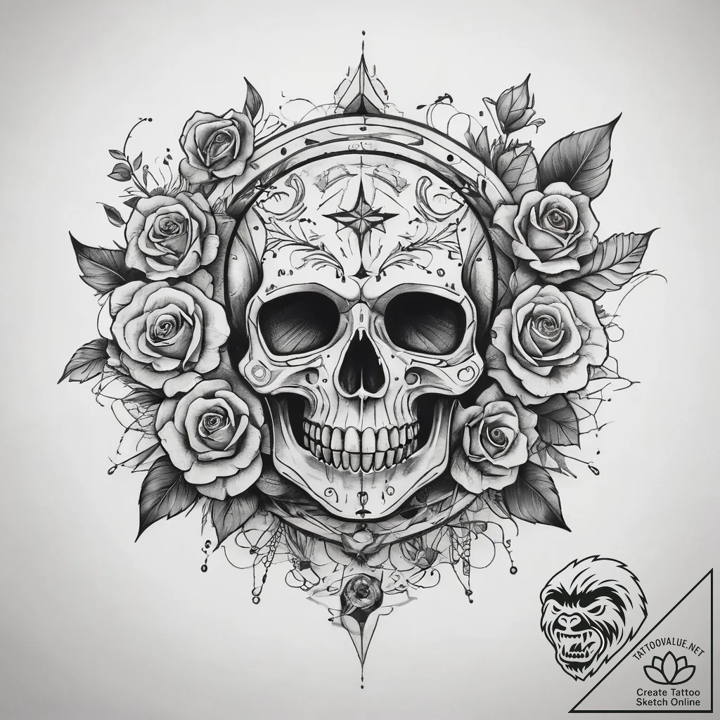 Tattoo sketch cosmic earth, tattoo sketch des... - tattoo sketch (№1758713850_0, 24.09.2025 11:37) — tattoovalue.net