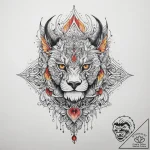 Tattoo sketch a symbolic event, ink illustrat… – tattoo sketch (№1758715227_0, 24.09.2025 12:00) — tattoovalue.net
