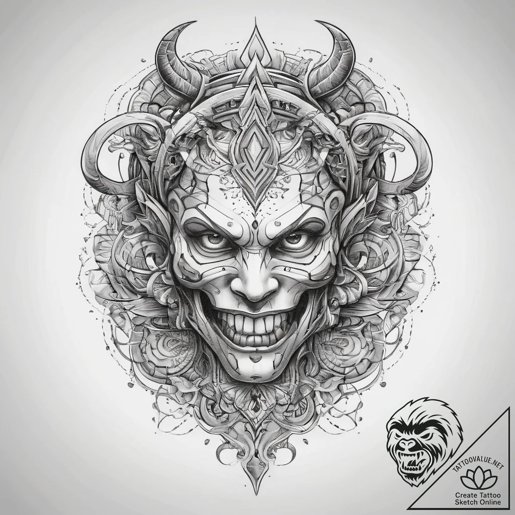 Tattoo sketch divine legend, tattoo drawing o... - tattoo sketch (№1758716218_0, 24.09.2025 12:16) — tattoovalue.net