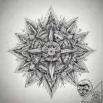 Tattoo sketch pencil with a star, tattoo line… – tattoo sketch (№1758718000_0, 24.09.2025 12:46) — tattoovalue.net