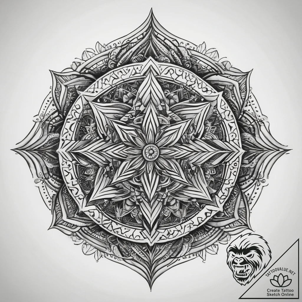 Tattoo sketch journey, concept art for tattoo... - tattoo sketch (№1758798126_0, 25.09.2025 11:02) — tattoovalue.net