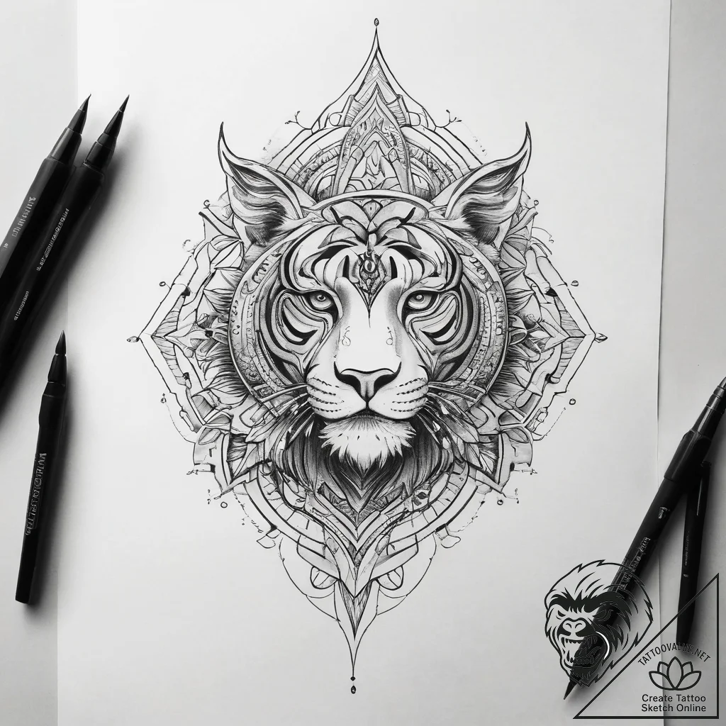 Tattoo sketch hidden, tattoo line art, clean... - tattoo sketch (№1758803986_0, 25.09.2025 12:39) — tattoovalue.net
