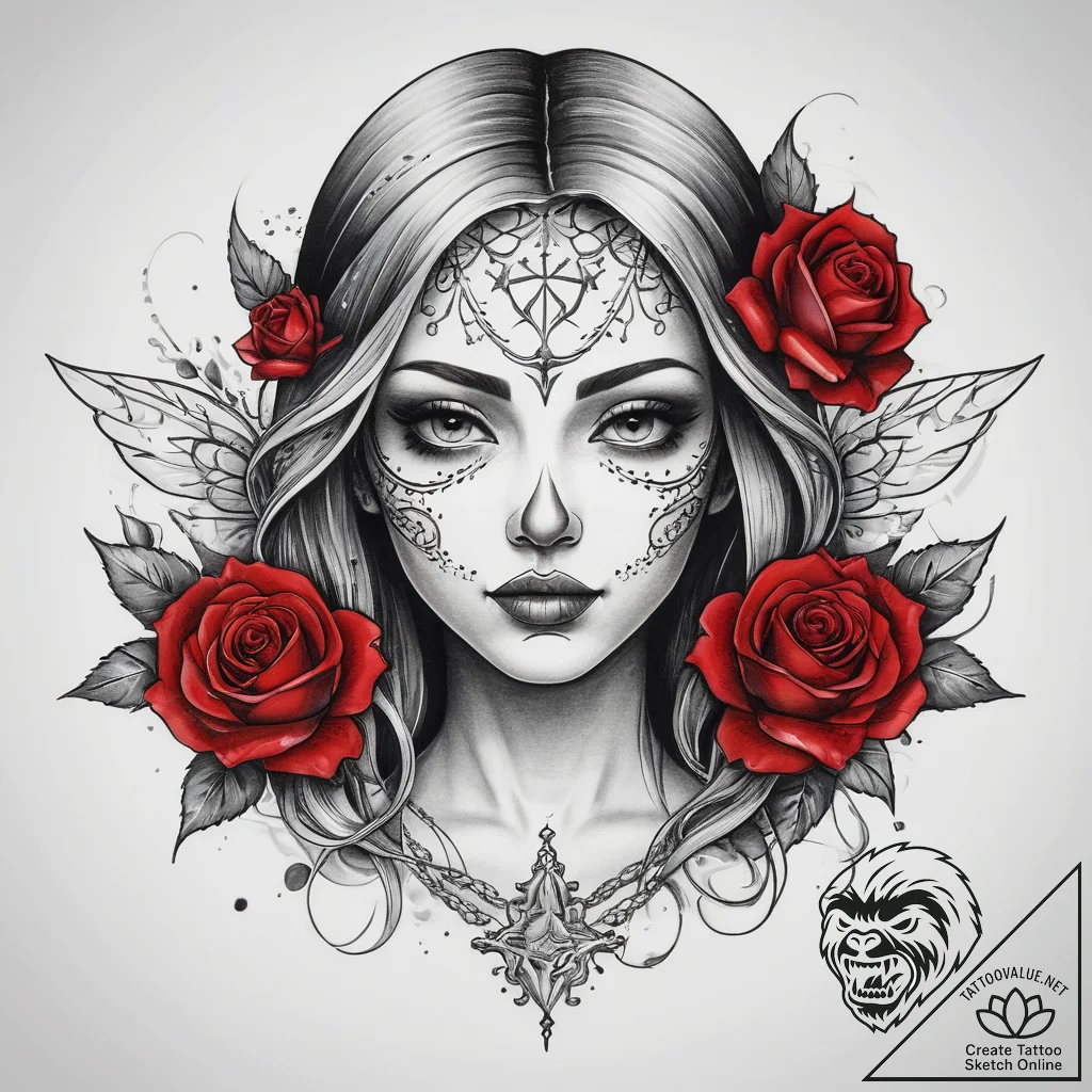 Tattoo sketch fairy tattoo, tattoo drawing ou... - tattoo sketch (№1758883559_0, 26.09.2025 10:45) — tattoovalue.net