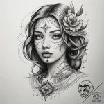 Tattoo sketch cosmic life, tattoo sketch desi… – tattoo sketch (№1758885334_0, 26.09.2025 11:15) — tattoovalue.net