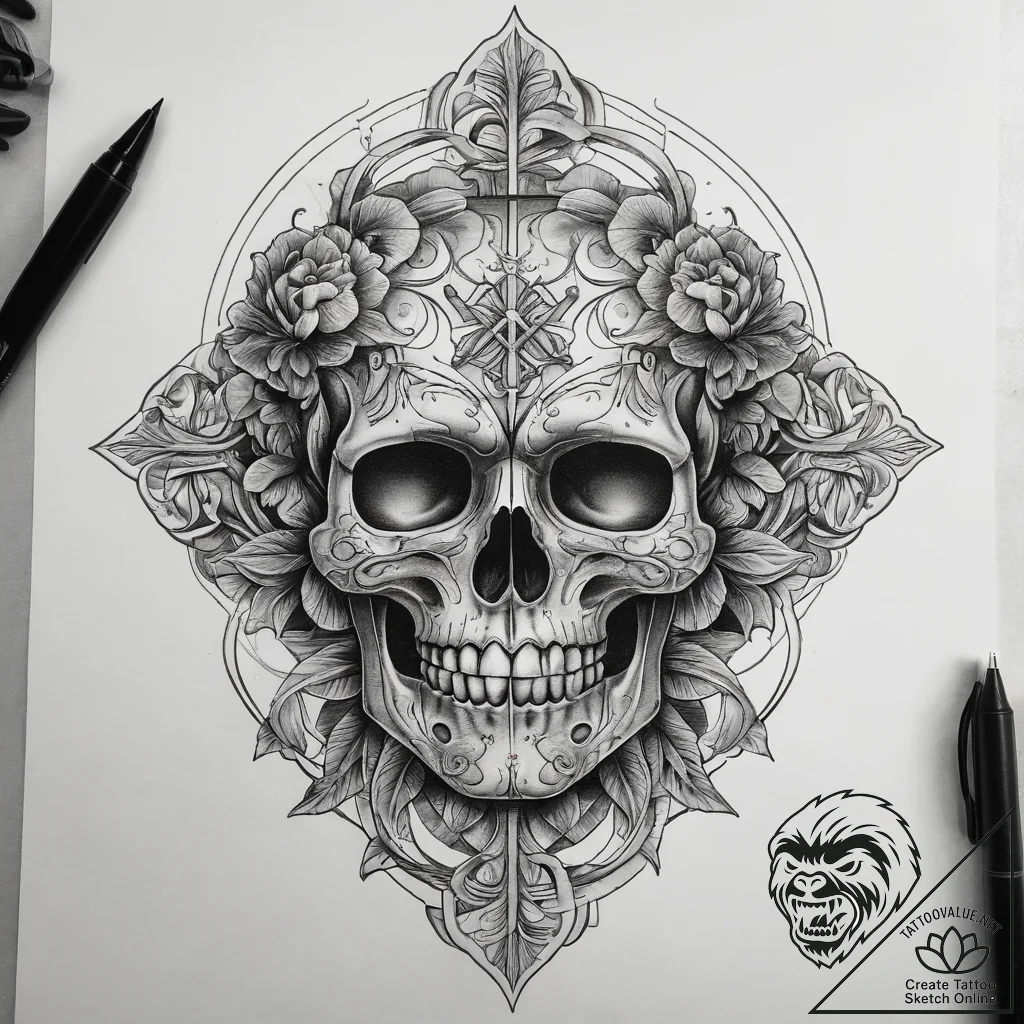 Tattoo sketch brain, tattoo drawing outline,... - tattoo sketch (№1758885726_0, 26.09.2025 11:22) — tattoovalue.net
