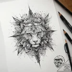Tattoo sketch wood, tattoo line art, clean li… – tattoo sketch (№1758887094_0, 26.09.2025 11:44) — tattoovalue.net