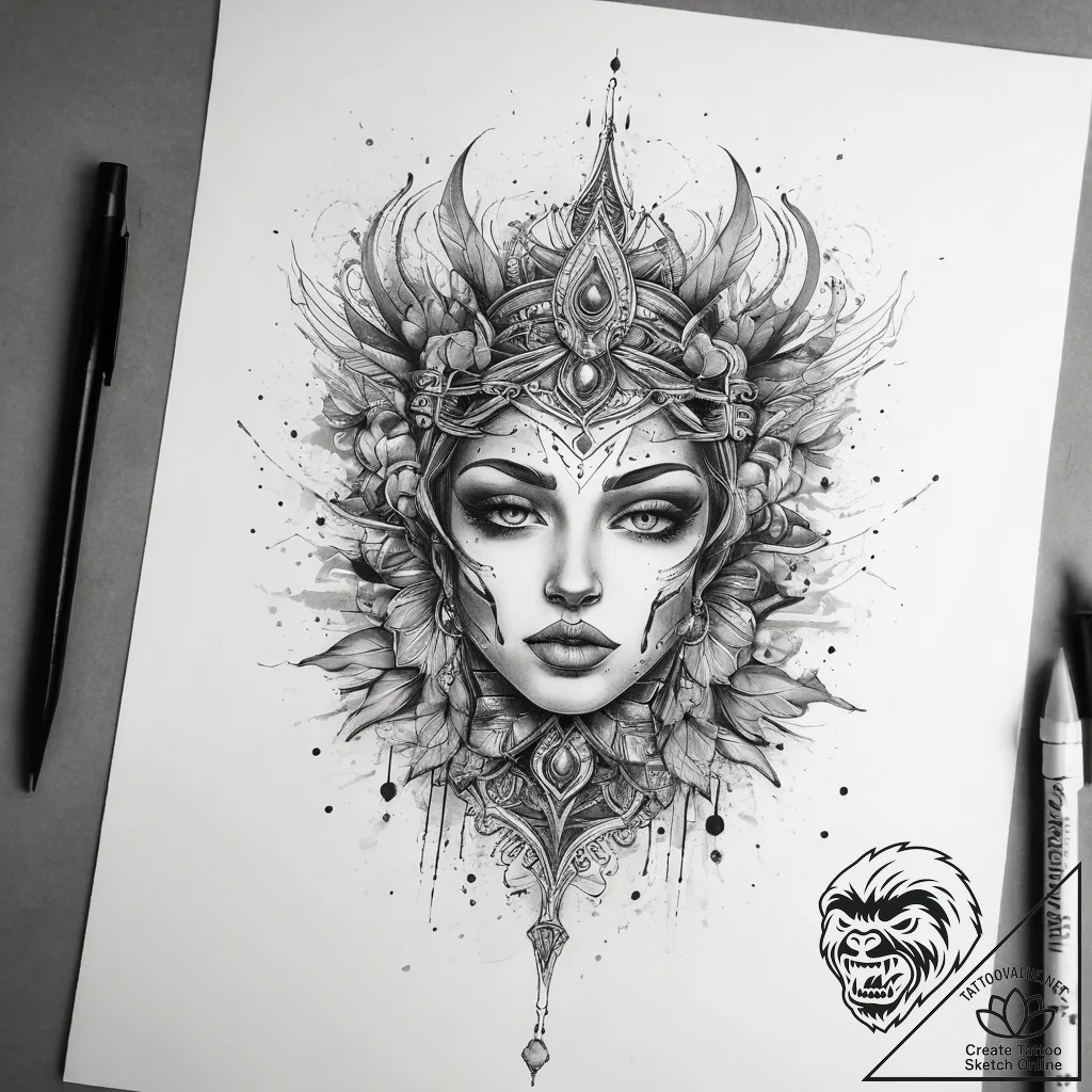 Tattoo sketch air, tattoo line art, on a clea... - tattoo sketch (№1758888852_0, 26.09.2025 12:14) — tattoovalue.net